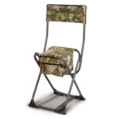 Hunters Specialties Camo Dovechair with Back Max Capacity 225lbs Realtree Edge Camouflage?>