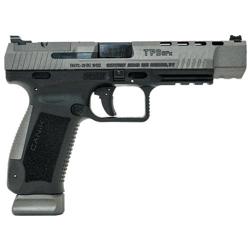 Canik TP9SFx 9mm Pistol, 5.2" Barrel, 10rd Mag, Optic-Ready, Grey?>