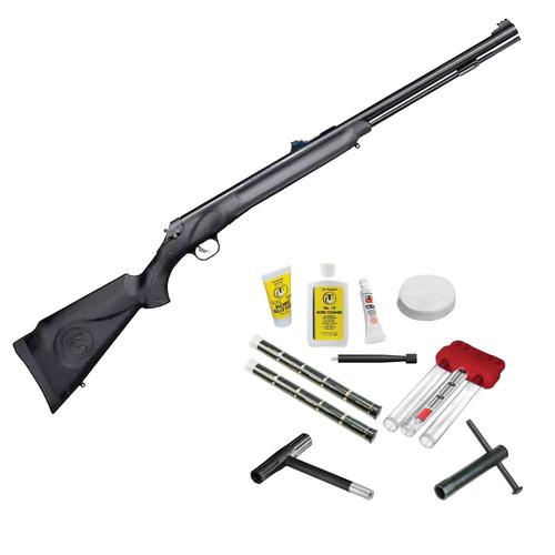 Thompson Center Impact Starter Kit Muzzleloading Rifle 50 Caliber Synthetic Stock Black 26" Barrel 10186683?>