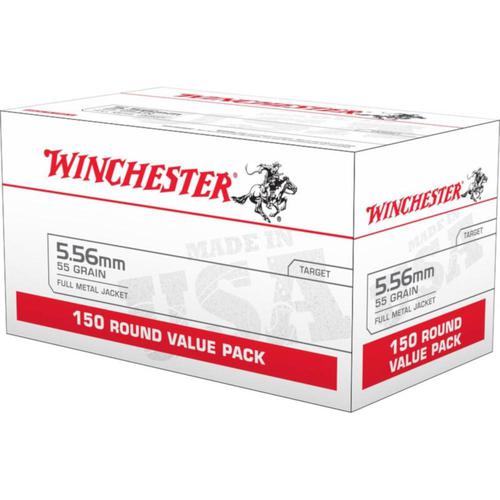 Winchester 5.56 NATO M193 55gr FMJ Value Pack - 150 Rounds?>
