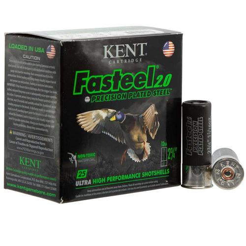 Kent Fasteel 12ga 2-3/4" #4 Steel 1-1/16oz, Box of 25?>