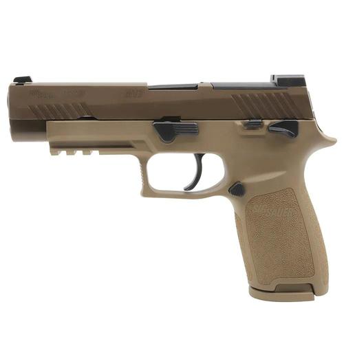Sig Sauer P320 M17 9mm 4.7" Coyote Pistol w/ SIGLITE, DP Pro Plate, (3) Mags and Rail?>