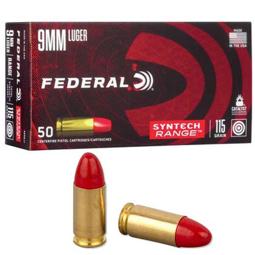 Federal American Eagle Syntech Ammo 9mm TSJ - Case, 500 Rounds?>