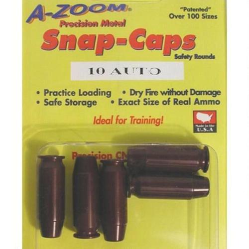 A-Zoom 10mm Auto Snap Caps Aluminum 5 Pack 15117?>