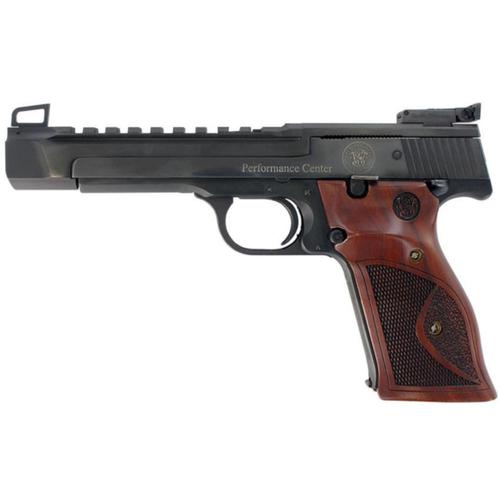 S&W 41 22LR Performance Center Rimfire Pistol with Custom Target Grips 5.5" Barrel 10 Rounds 178031?>