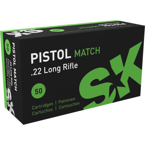 SK Pistol Match Ammo 22LR 40gr LRN 420114 - Box of 50?>