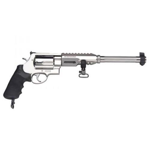 S&W 460XVR Hunter Revolver .460 S&W Magnum 12" Barrel 5 Rounds Performance Center Tuned Action Chrome Hammer Stainless Steel?>