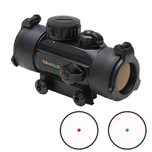 Truglo Dual Color Red Dot Sight 30mm 5 MOA Dot Black TG8030DB?>
