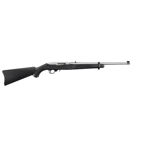 Ruger 10/22 Takedown Semi-Auto Rimfire Rifle .22LR 18.5" Barrel 10 Round Black Synthetic Stock Stainless Steel Finish 11100?>