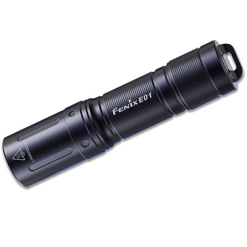 Fenix E01 V2.0 LED Keychain Flashlight, Black, 100 Max Lumens?>