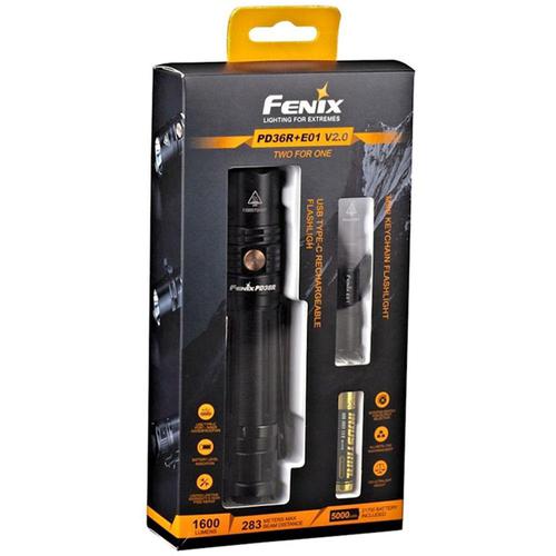 Fenix PD36R Rechargeable LED Torch With Free Fenix E01 V2.0?>