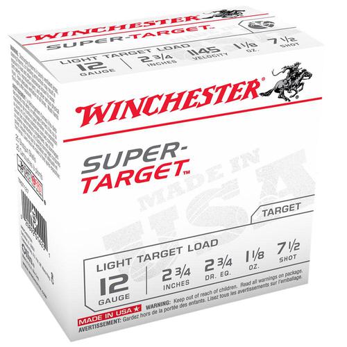 Winchester Super-Target Ammo 12 Gauge #7.5 2.75" - 250 Shells?>