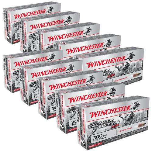 Winchester Deer Season XP .300 BLK 150gr Extreme Point Case Of 10 Boxes - 200rd?>