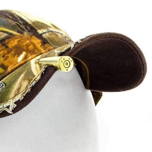 Lucky Shot .308 Caliber Real Bullet Hat Clip in Brass?>