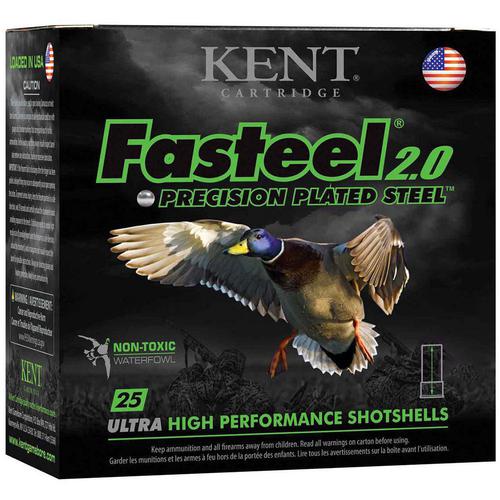 Kent Fasteel 2.0 Precision Plated Steel Waterfowl 12ga 3 1/2" 1 3/8oz #BB, Box of 25?>