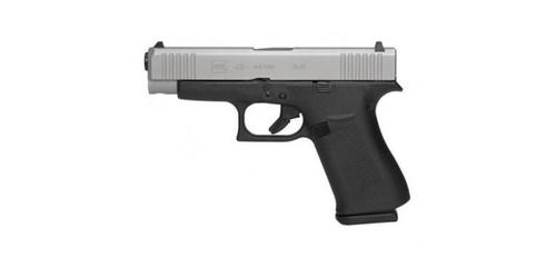 Glock 48 SemiAuto Pistol 9mm - Silver Slide GNS sights?>