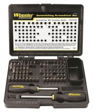 Wheeler Engineering          	72 Piece Professional Gunsmithing Screwdriver Set?>