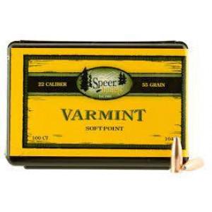 Speer Varmint Soft Point .224 55gr Bullets - 100PK?>