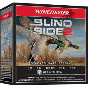 Winchester Blind Side 2 12ga 3" #2 - 250RD CASE?>