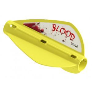 Blood Vanes One-Piece Vane Sleeves (6 Pack Yellow Standard Diameter)?>