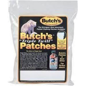 Butch's Triple Twill Square 7mm-35Cal Rifle Patches - Bag of 750?>