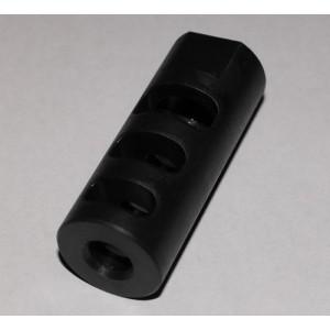 SRC 5/8" x 24 .308 Steel Flat Black Muzzle Brake?>