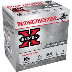 Winchester Super-X 16GA 2 3/4" #8 Ammunition?>