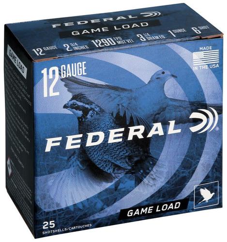 FEDERAL GAME LOAD 12GA 2.75" 11/8OZ #7.5 25RS/BOX?>