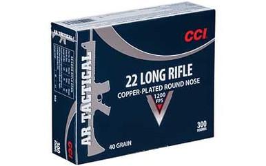CCI AR Tactical Rimfire Ammunition 22LR, Plated RN, Box of 300?>
