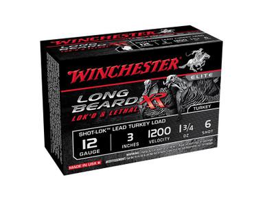Winchester Long Beard XR Turkey, 12ga 3", 1 3/4oz, #6, Box of 10?>