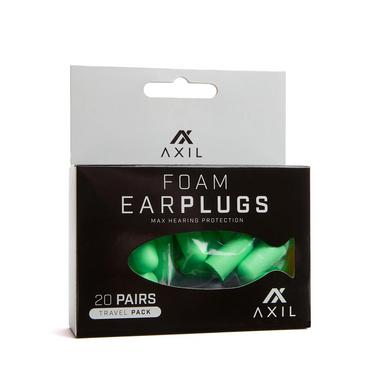 Axil, Foam Ear Plugs, 20 Green Pairs, Travel Pack?>