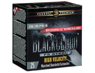 Federal BlackCloud HV FS Steel 12 Ga 3", 1 1/8oz BB, 25 Rds?>