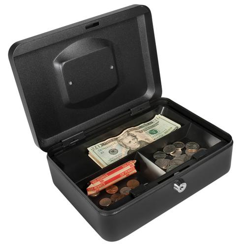 BARSKA Medium Cash Box with Key Lock CB11832 Model Number: CB11832?>