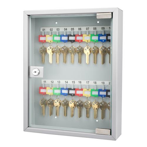 BARSKA 20 Position Key Cabinet with Glass Door CB12952 Model Number: CB12952?>