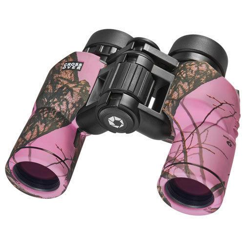 BARSKA 8x 30mm WP Crossover Mossy Oak® Winter In Pink® Camo Binoculars AB11434 Model Number: AB11434?>
