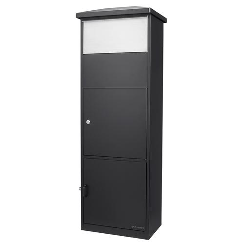 BARSKA MPB-600 Black Parcel Box with Package Compartment CB13332 Model Number: CB13332?>