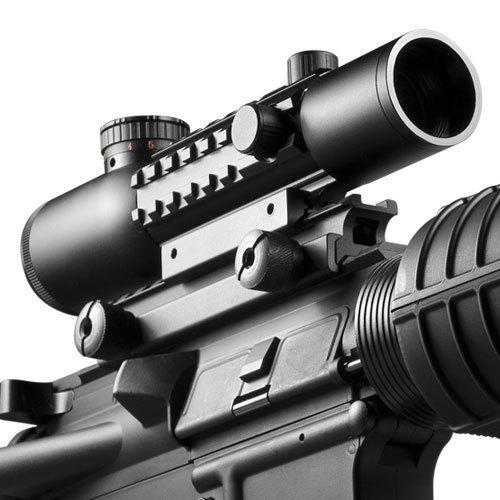 BARSKA 4x28mm IR Electro Sight Multi-Rail Tactical Rifle Scope By Barska AC11322 Model Number: AC11322?>