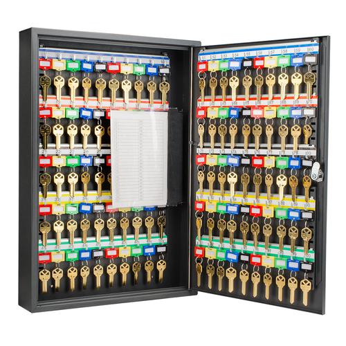 BARSKA 100 Position Key Cabinet with Key Lock (Black) CB12964 Model Number: CB12964?>