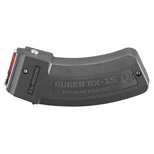 Ruger BX-15 Magnum 15 Round Magazine .17 HMR/.22WMR Polymer Matte Black Finish?>