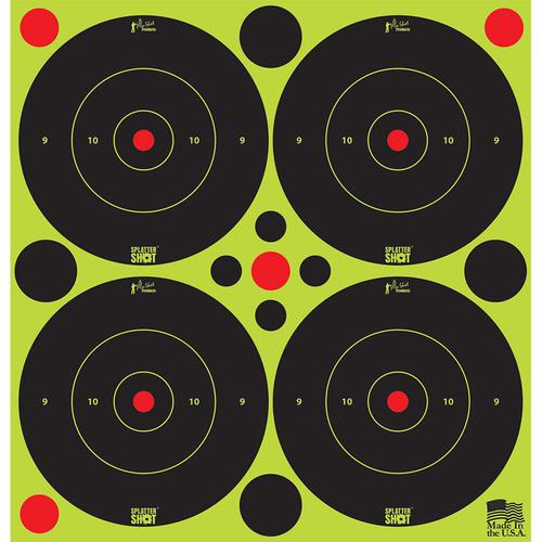 Pro-Shot 3" SplatterShot Green Bullseyes with Pasters - 48 Qty?>