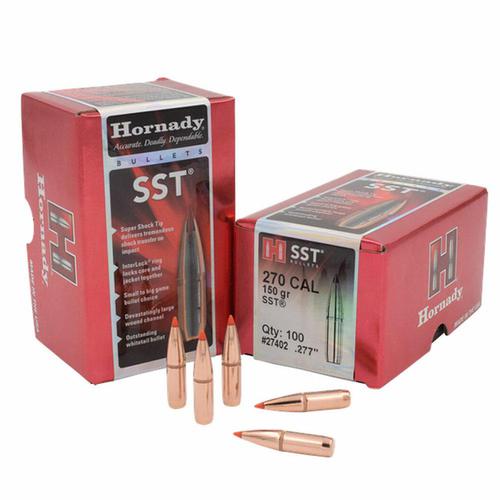 Hornady .270 cal .277" 150gr SST Bullets, Box of 100?>