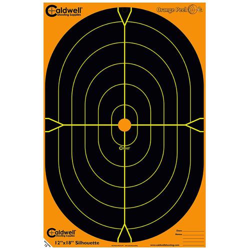 Caldwell Orange Peel Target 12"x18" Self-Adhesive Silhouette, Single Target?>
