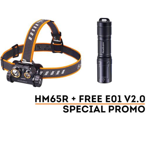 Fenix HM65R Headlamp + FREE E01 V2.0 Flashlight (LIMITED TIME)?>
