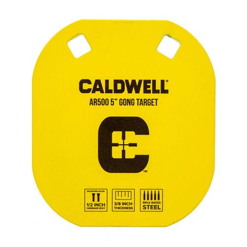 Caldwell AR500 5" Caldwell C Gong Target Plate Yellow?>