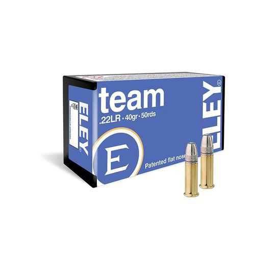 ELEY Team .22LR 40gr Flat Nose, Box of 50?>