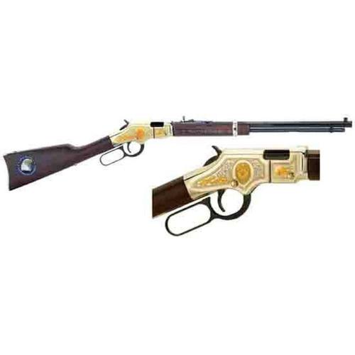 Henry Golden Boy LE Tribute Lever Action Rifle .22 Caliber 20" Barrel 16 Rounds Walnut Stocks Brass and Blued Finish?>