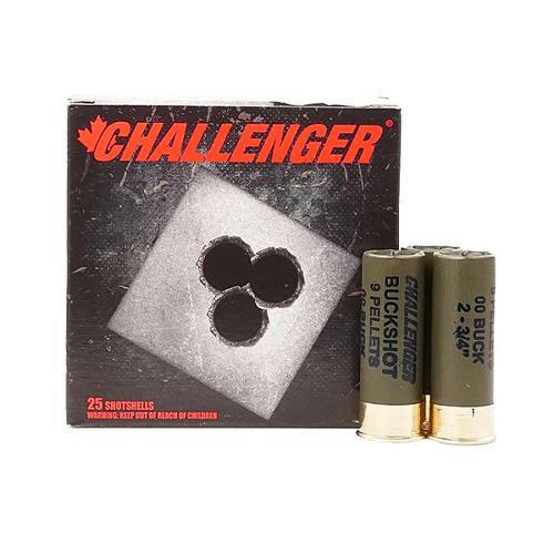 Challenger Tactical Buckshot 12ga 2-3/4" 00 Buck 9 Pellet, Box of 25?>