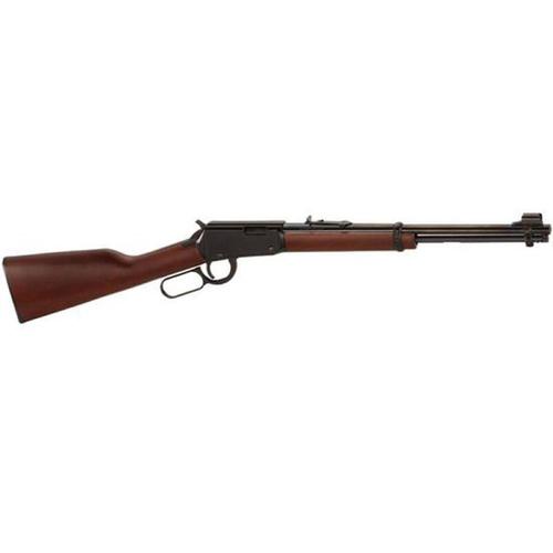Henry Youth Lever Action Rifle .22 LR 16.125" Barrel 12 Rounds Adjustable Sights American Walnut Stock?>