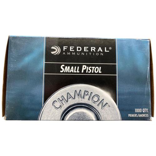 Federal #100 Small Pistol Primers Brick of 1000?>