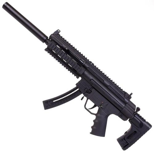 GSG-16 Semi-Auto Rifle, 22LR, 16.25" Barrel, 22+1 Black Receiver, Black Collapsible Stock?>